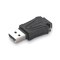 Verbatim ToughMax 16 GB USB 2.0 I Extremely Durable USB Stick for Laptop Laptop Ultrabook TV Car Radio 2.0 Stick Long Life USB Stick Black