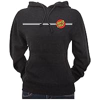 SANTA CRUZ Women's Classic Dot Hoody Pullover Sweatshirts,Medium,Charcoal Heather