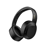Edifier W820NB Plus Hybrid Active Noise Cancelling Headphones - LDAC Codec - Hi-Res Audio Wireless & Wired - Fast Charge - 49H Playtime - Over Ear Bluetooth V5.2 Headphones- Black