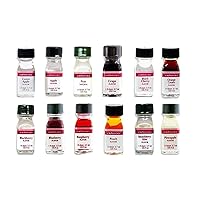 LorAnn SS Pack #4 of 12 Fruity Flavors in 1 dram bottles (.0125 fl oz - 3.7ml)