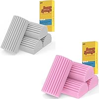 Cleaning Duster Sponge(Grey)+Cleaning Duster Sponge (Pink)