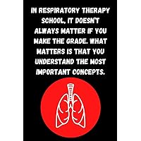 In Respiratory Therapy School, it doesn’t always matter if you make the grade. What matters is that you understand the most important concepts.: ... extraordinary gift for someone special.