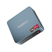 TRIGKEY 6 Core 12 Thread Mini Computer Desktop PC Ryzen 5 5560U（Up to 4.0GHz） 16G DDR4 3200MHz+500G NVME 2350MB/S SSD 15W TPD Micro PC | 6Core 1600MHz HD Graphics | WiFi-6 | BT 5.2 | HDMI +DP| Type-C