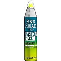 Bed Head TIGI Masterpiece Shiny Hairspray with Strong Hold - For All Hair Types - Extra Strong Hold & Shiny Finish - Use on Dry Hair - Premium Hair Care Products for Women & Men - 10.3 oz (2 Pack)