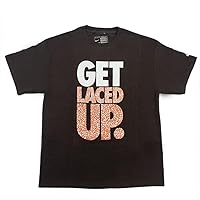 Nike Mens Get Laced Up T-Shirt,Brown Orange White,Large