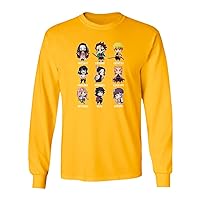 Animation Names Choose Character for Playi Unisex Long Sleeve T-Shirt