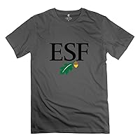 AIMEI Custom Male State University of New York College ESF Logo Funny Pre-Cotton T Shirts Deep Heather