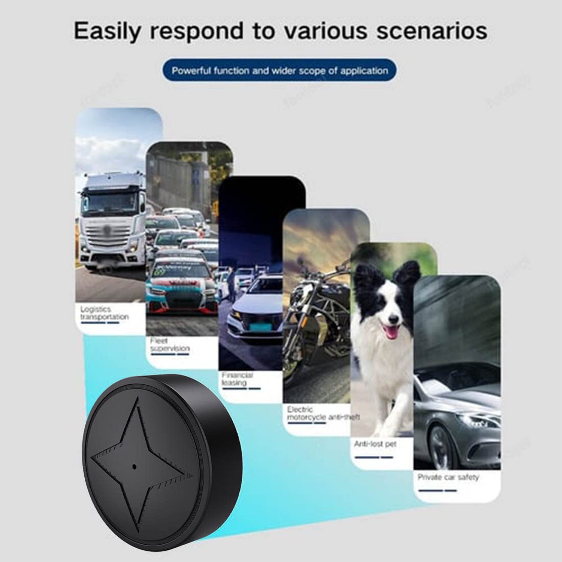 Kufelk GPS Tracker Strong Magnetic Car Vehicle Tracking Anti-Lost