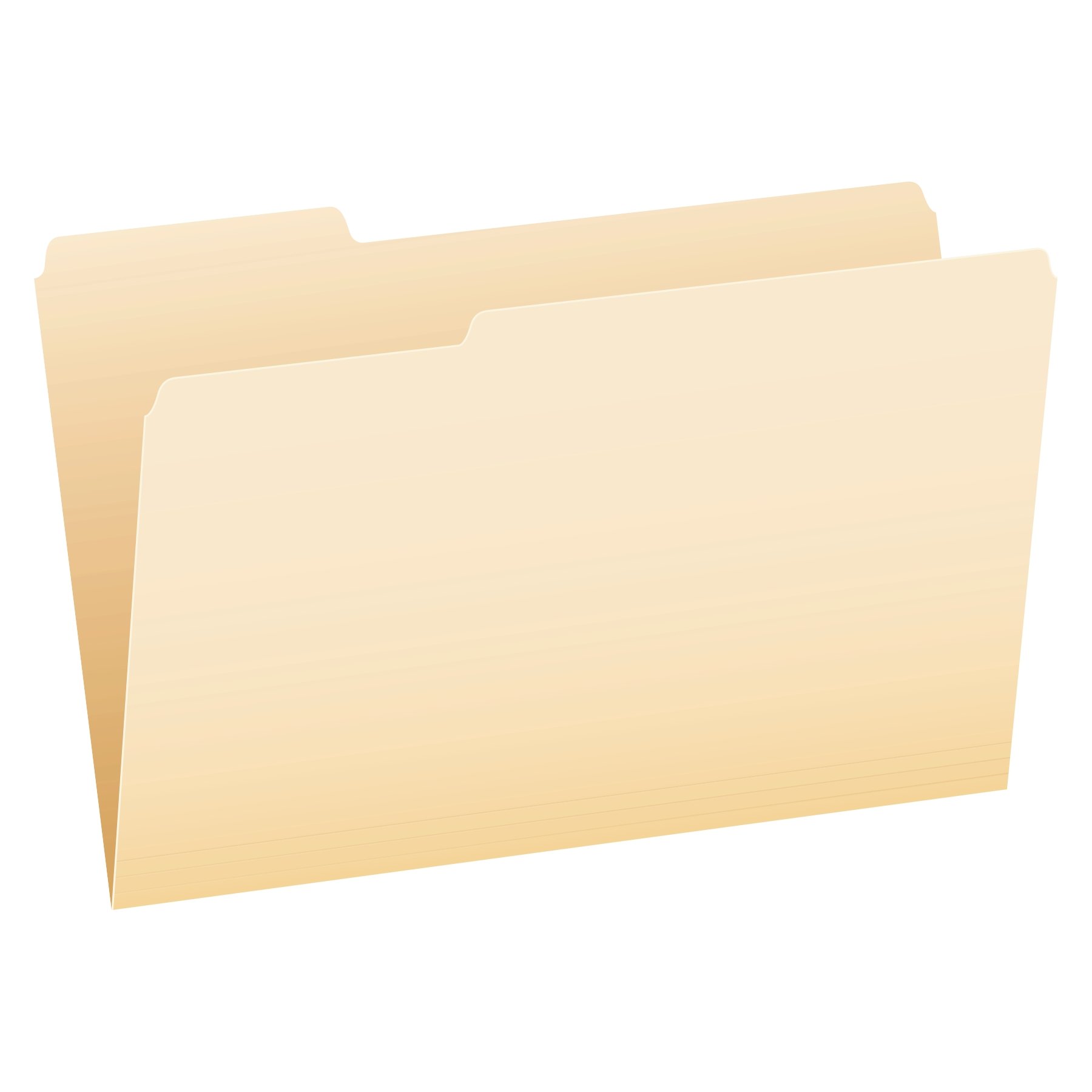 Pendaflex File Folders, Legal Size, Manila, 1/3 Cut, 100/BX (753 1/3)