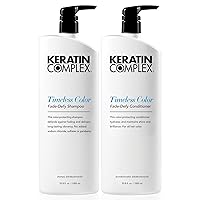 Keratin Complex Timeless Color Fade-Defy Duo Shampoo & Conditioner 33.8 FL Oz Each