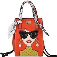 Novelty Personalized Women's 3D Ladies Designer Leather Top Handle Satchel Handbags Tote Purse Crossbody Shoulder Bags