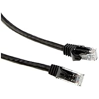 Monoprice Cat6 Ethernet Patch Cable - 2 Feet - Black (12-Pack) Snagless RJ45, 550MHz, UTP, Pure Bare Copper Wire, 24AWG - FLEXboot Series