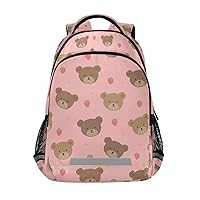 Teddy Bear Backpacks Travel Laptop Daypack School Book Bag for Men Women Teens Kids