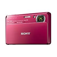 Sony DSC-TX7 10.2MP CMOS Digital Camera with 4x Zoom with Optical Steady Shot Image Stabilization and 3.5 inch Touch Screen LCD (Red)