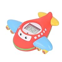 Baby Bath Thermometer Cartoon Airplane Shape Small Infant Bathtub Thermometer for Bath Time Fun