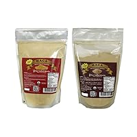 Pure Natural Miracles Maca Root Powder Raw 1 lb and Gelatinized Maca Powder 1 lb, Raw and USDA Certified Organic
