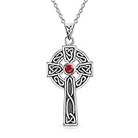 Religious Ancient Unisex Celtic Knot Irish Templar Knight Cross Small Stud Earrings For Women Men Teens Oxidized .925 Sterling Silver