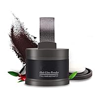 Hairline Powder, Hair Line Shadow Powder Hairline Cover Up Powder Color Powder Conceal Fill in Thinning Hair Root Touch Up Powders (Black)
