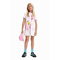 Desigual Little Girl's Pink Panther T-Shirt Dress