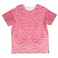 Animal World Halloween Pink Flamingo Costume All Over Toddler T Shirt