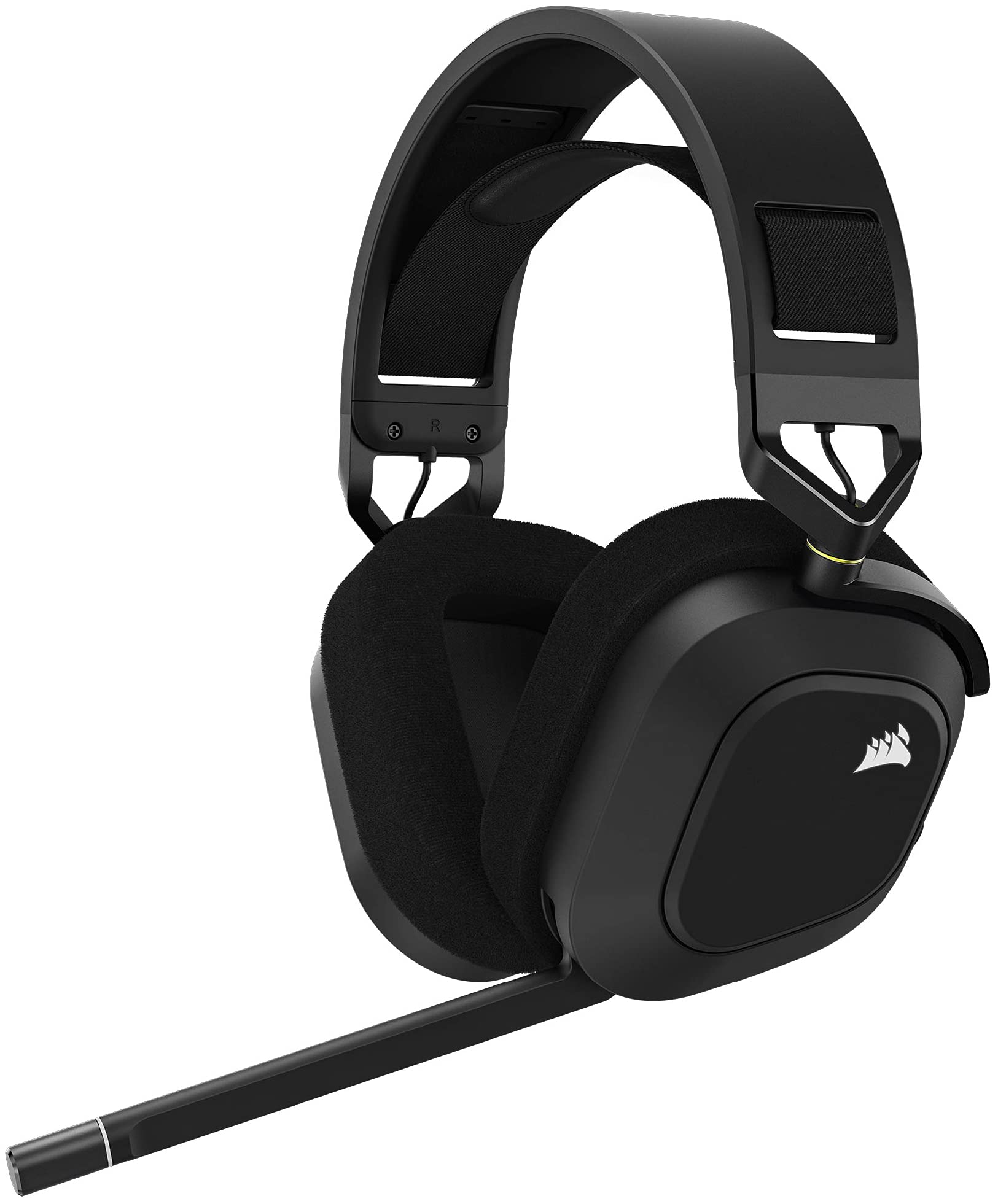Corsair HS80 RGB Wireless Premium Gaming Headset with Spatial Audio - Works with Mac, PC, PS5, PS4 - Carbon & MM700 RGB Extended Cloth Gaming Mouse Pad