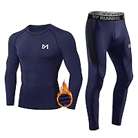 MEETYOO Men's Thermal Underwear Set Sport Long Johns Base Layer