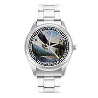 Eagle Hawk Classic Watches for Men Fashion Graphic Watch Easy to Read Gifts for Work Workout