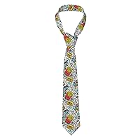 Chinese Flag Print Men'S Novelty Necktie Ties With Unique Wedding, Business,Party Gifts Every Outfit