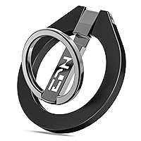 Magnetic Phone Grip for MagSafe, EPN Adjustable Phone Ring Holder with Finger Kickstand Loop, Removable Phone Grip MagSafe Accessories for iPhone 14/13/12 Series & Other Smartphones (Need Iron Ring)