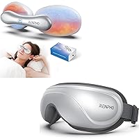 RENPHO Eye Spa Pods& Eyeris 2 Extended - Eye Massager with Heating Pad for Migraines