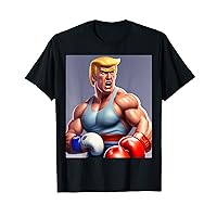 Wrestling Trump I Stand With Trump 2024 Patriotic Proud USA T-Shirt