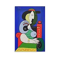 Iisrar Girl Wearing Watch 1932 by Pablo, Picasso Poster for Room Aesthetics Canvas Wall Art Poster And Print Unframe-2 20x30inch(50x75cm)