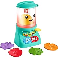 Laugh & Learn Baby & Toddler Toy Counting & Colors Smoothie Maker Pretend Blender with Music & Lights for Ages 9+ Months