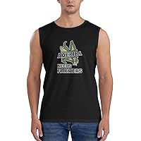 America Needs Farmers Tank Top Mens Performance Tank Vest Casual Sleeveless Tank Vest for Fitness Training Workout Running