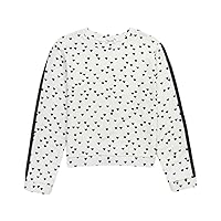 Splendid Girls' Mini Hearts Sweatshirt