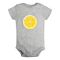 Fruit Lemon Image Print Rompers Newborn Baby Bodysuits Infant Jumpsuits Novelty Outfits Clothes