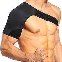 Shoulder Brace, Rotator Cuff Support Brace, Adjustable Shoulder Support for Shoulder Pain Relief, Shoulder Compression Sleeve for Men and Women