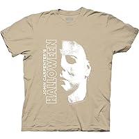 Ripple Junction Halloween Men's Short Sleeve T-Shirt Michael Myers White Face Mask Horror Movie Officially Licensed