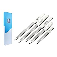 5 Pcs Sapphire Nail File Solingen Nail Files for Natural Nails Double Sided Professional Manicure Pedicure Best Nail File for Fingernail Toenail - Made in Germany