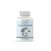 Pearl Powder Supplement 500mg, 120 Capsules - Natural Source of Calcium & Amino Acids, Anti-Aging Antioxidants for Skin Care, Non-GMO