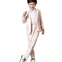 Boys' 2-Piece Suit Wedding Formal Two Buttons Jacket Trousers