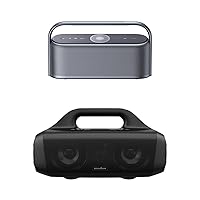 Soundcore Anker Motion Boom Outdoor Speaker Motion X600 Portable Bluetooth Speaker with Wireless Hi-Res Spatial Audio,50W Sound, IPX7 Waterproof, 12H Long Playtime, Pro EQ, Built-in Handle