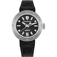Cuscinetto Lady Womens Analogue Quartz Watch with Calfskin Bracelet TLF-A05-1, black