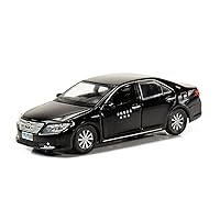 Scale Car Models 1 64 for Toyota Camry 2011 Black Highway Detection Car Alloy Simulation Model Adult Collection Pre-Built Model Vehicles