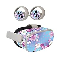 MightySkins Skin Compatible with Oculus Quest 2 - in Bloom | Protective, Durable, and Unique Vinyl Decal wrap Cover | Easy to Apply, Remove, and Change Styles | Made in The USA (OCQU2-In Bloom)