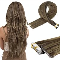 Full Shine Genius Weft Extension Virgin Human Hair Sew In Extensions Hand Tied and Machine Remy Human Hair Insert Virgin Tape in Hair Extensions