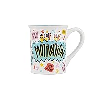 Enesco Our Name is Mud Cup of Motivation Coffee Mug, 16 Ounce, Multicolor