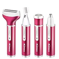 Hair Removal Electric Rechargeable Shaver Epilator Razor for Men Women Legs Arms Armpit Face Eyebrows and Bikini Areas for Painless Best Smooth Shave to Look Clean Beautiful Facial