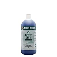 Nature's Specialties Lav-N-Derm Ultra Concentrated Calming Dog Shampoo for Pets, Makes up to 12.5 Gallons, Natural Choice for Professional Groomers, Relieves Various Skin Problems, Made in USA, 32 oz
