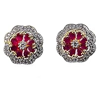 Beautiful Stud Earrings Gold Plated Cubic Zircon Modern Ethnic Fusion Collection Drop Earrings for Women Girls Ladies